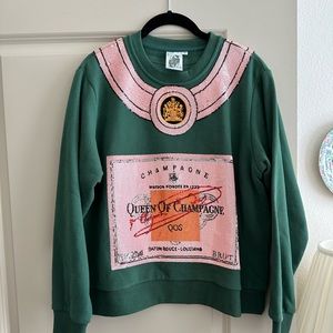 Queen of Sparkles Champagne Sweatshirt